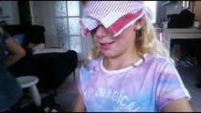 BLINDFOLDED DRAWING CHALLENGE MET EVA! #VLOG80 // Nikki Vlogs