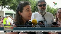 Protestan contra subastas de inmuebles del gobierno de Cataluña