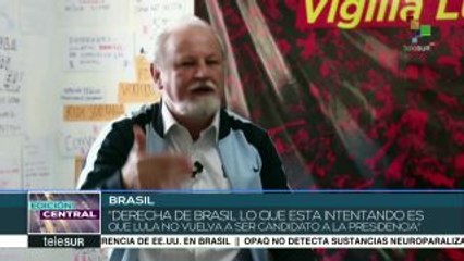 Stedile: Derecha busca que Lula no vuelva a ser candidato presidencial