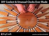 DIY Coolest and Unusual Clocks Ever Made ⏰via: Eamon Walsh DIY, youtube.com/c/EamonWalshDIY