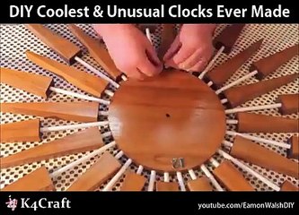 DIY Coolest and Unusual Clocks Ever Made ⏰via: Eamon Walsh DIY, youtube.com/c/EamonWalshDIY