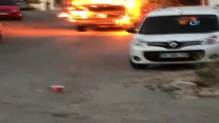 Alev Alan Çalıntı Araç Eve Dalınca Dehşeti Yaşadılar: 4 Yaralı