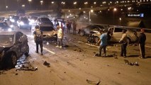 Car drives against traffic on Mex highway, causes five-vehicle pileup and one fatality