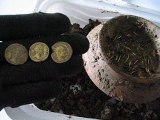 297 monnaies romaines en or retrouvées près de Xocourt en Lorraine 2