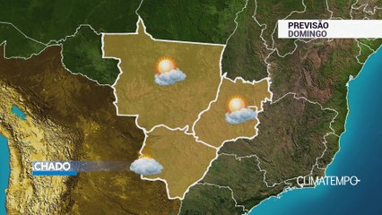Previsão Centro-Oeste – Nuvens aumentam em MS