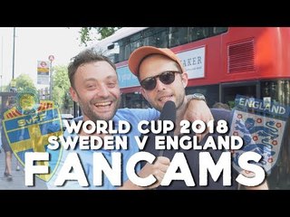 "So Exciting!" | Sweden 0-2 England | World Cup 2018 Fancam