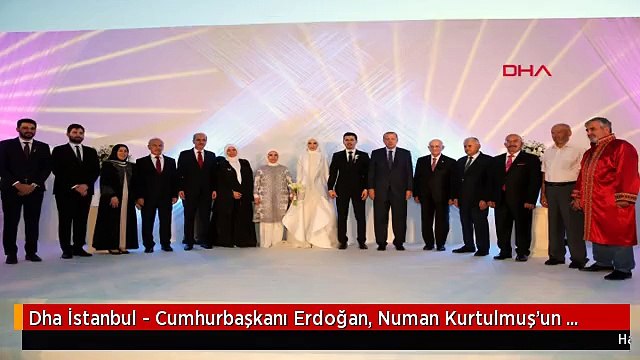 Dha İstanbul - Cumhurbaşkanı Erdoğan, Numan Kurtulmuş'un Kızının Nikah Törenine Katıldı