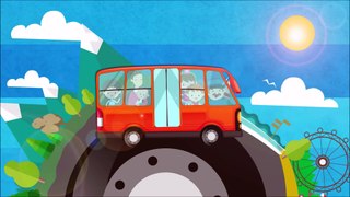Wheels on the Bus | ABC Song Nursery Rhymes & Kids Songs