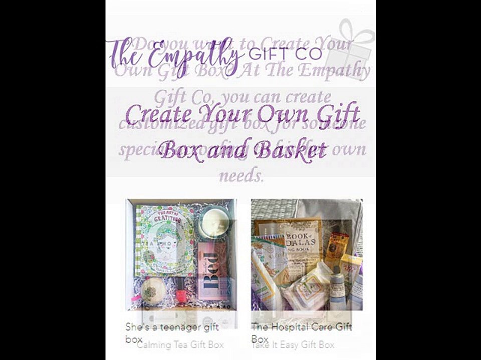 Create Your Own Gift Box and Basket
