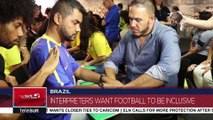 Brazilian Def And Blind Fans Enjoy World Cup