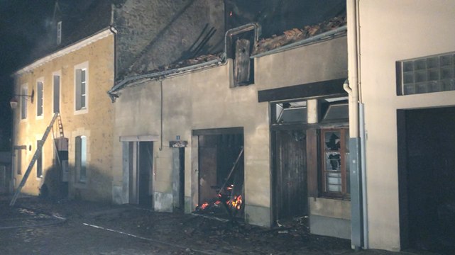 Violent incendie place Notre-Dame