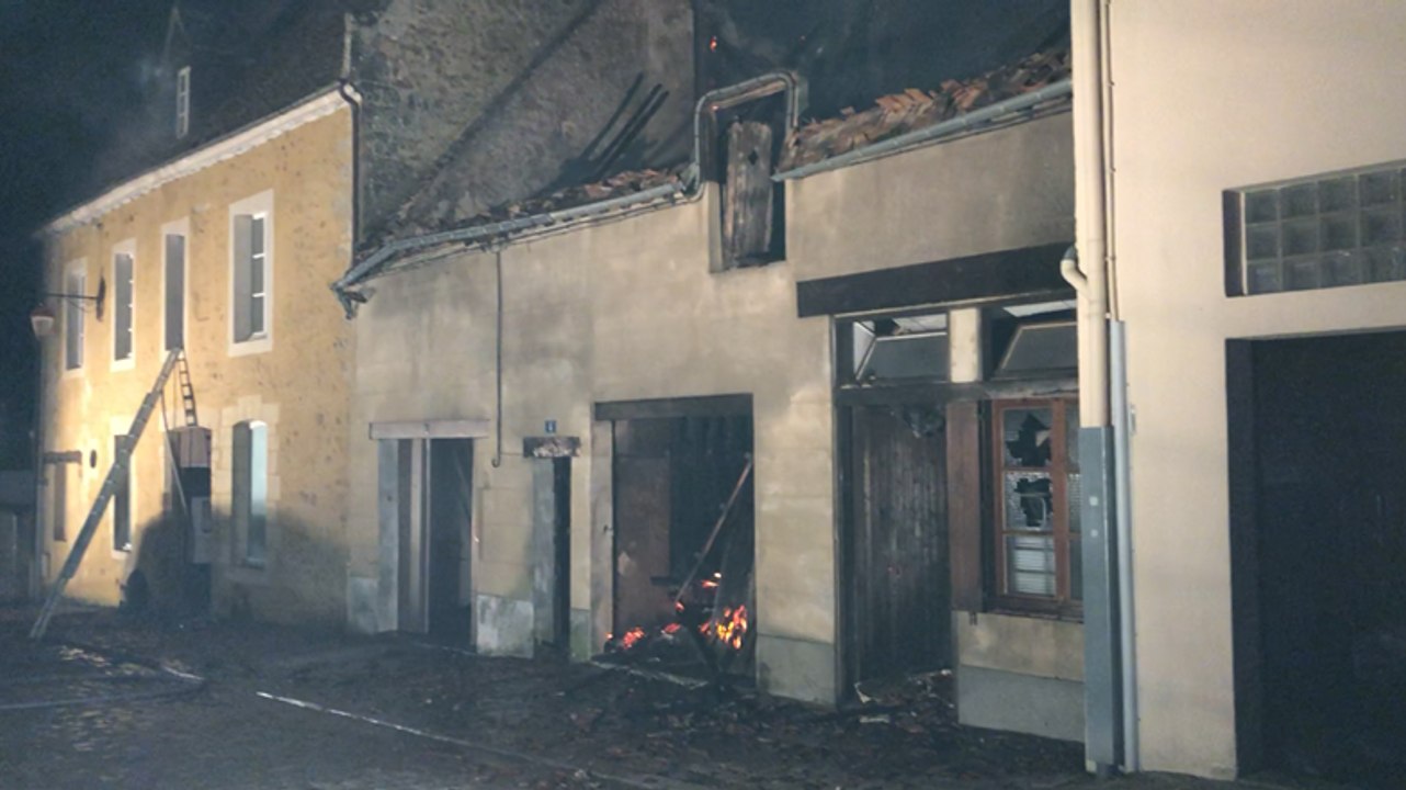 Violent incendie place Notre-Dame