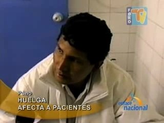 HUELGA AFECTA A PACIENTES - PUNO