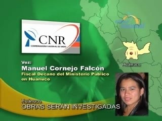 OBRAS SERÁN INVESTIGADAS - CNR