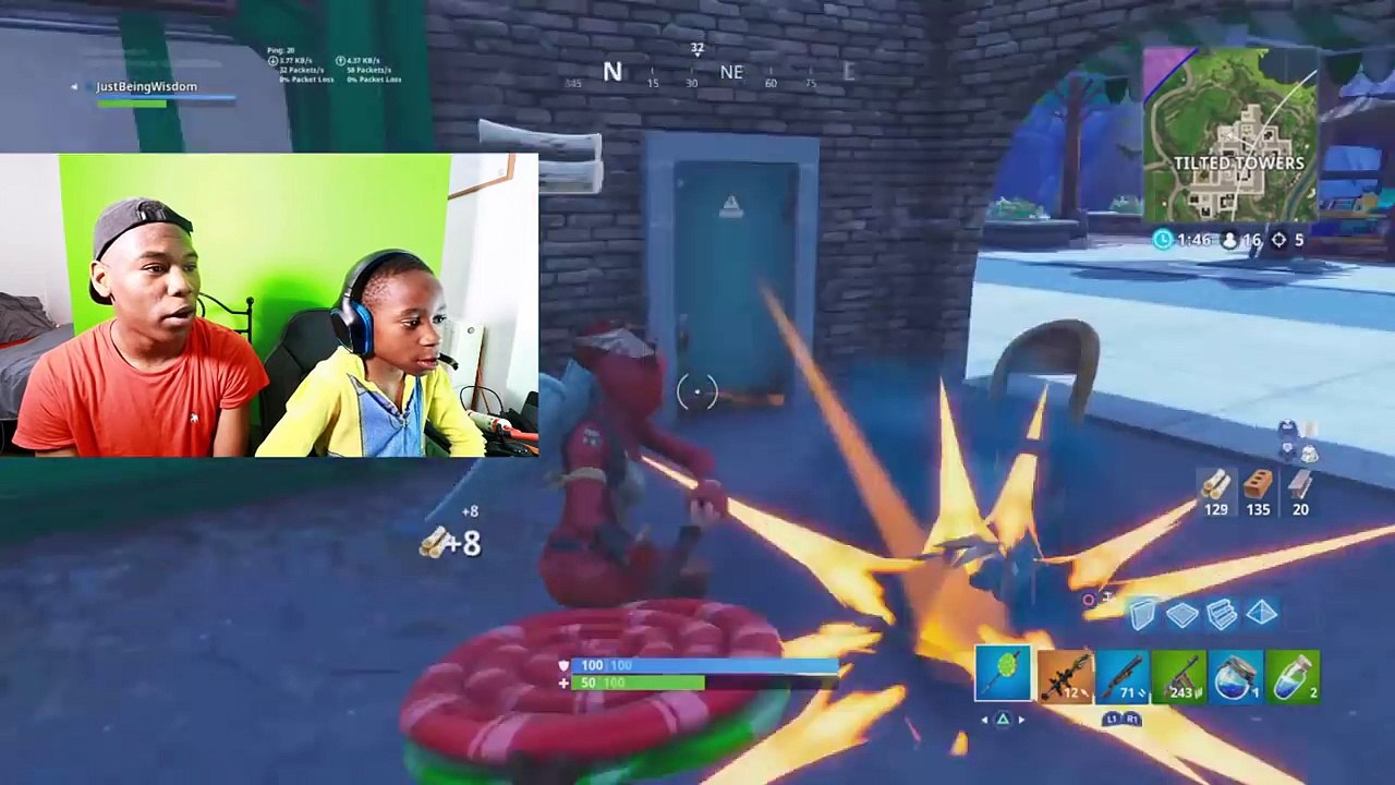 I told my 9 year old little brother if he gets a victory royale in Fortnite I will buy him a PS4!
