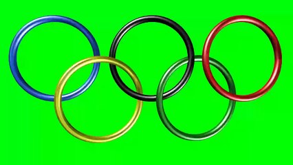 GREEN SCREEN OLYMPIC RINGS