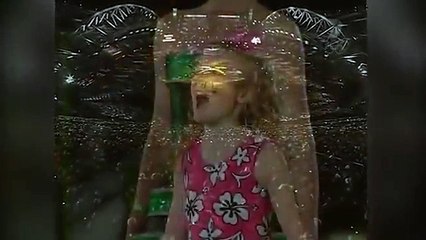 Nikki Webster performs at the Sydney Olympic Opening Ceremony