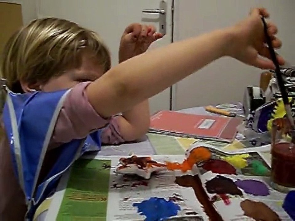 Noêl 2007 - atelier peinture