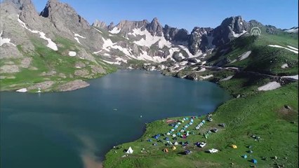Cilo Dağları'ndaki Sat Buzul Gölleri- Drone