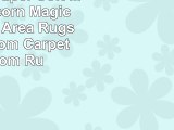 INGBAGS Super Soft Modern Unicorn Magic With Stars Area Rugs Living Room Carpet Bedroom