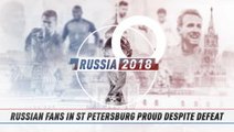Russian fans in St Petersburg proud despite defeat