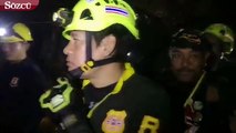 Taylan'da mağaradaki çocukları kurtarma operasyonundan görüntüler