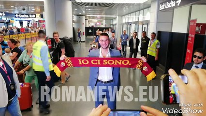 L'arrivo di Fuzato a Fiumicino (8/07/2018)