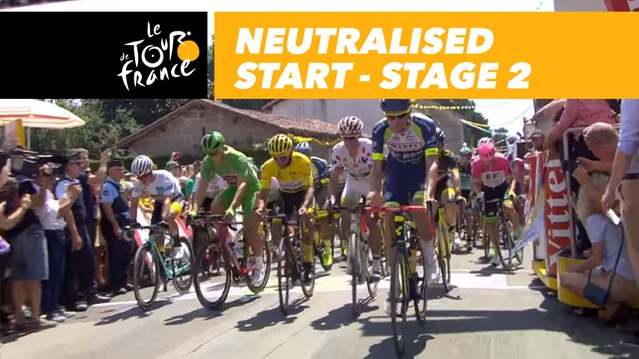Départ fictif / Neutralised start - Étape 2 / Stage 2 - Tour de France 2018