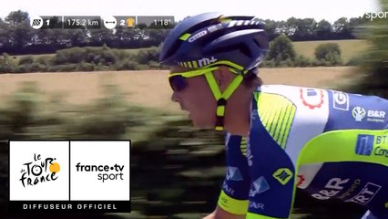 Tour de France 2018 : Une échappée menée par Sylvain Chavanel avec deux compagnons
