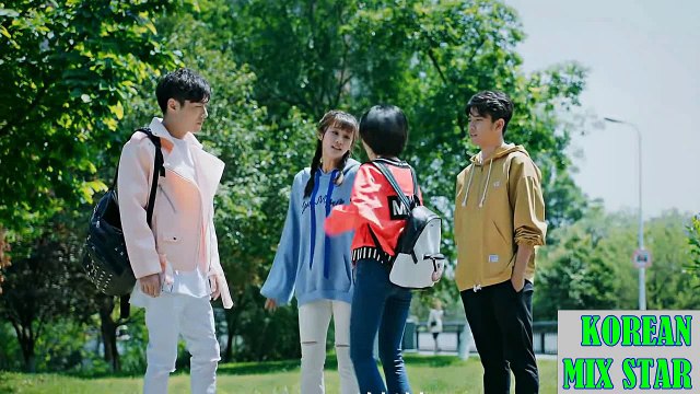 Aisa Koi Zindagi Mein Aaye Cute Love Story, Romantic Hindi Love Song Korean Mix