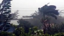 As a cold front enters Belize, a strong storm with hurricane-like winds hits San Pedro!
