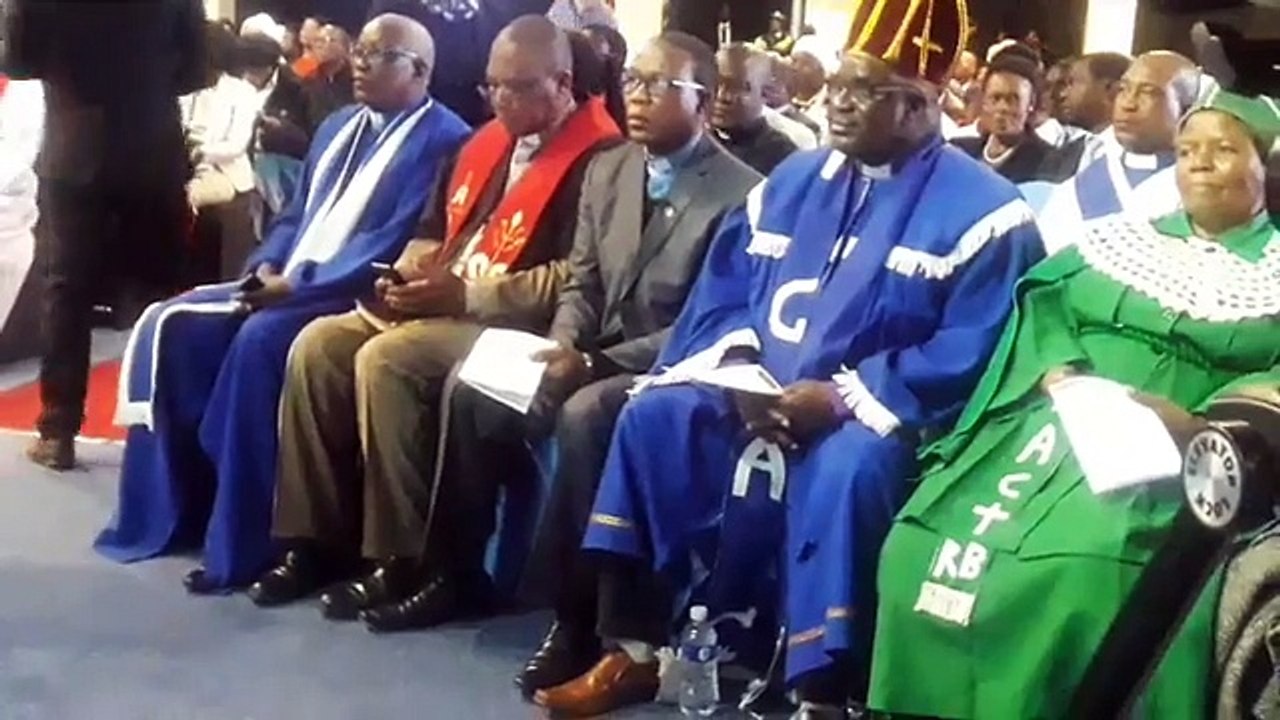 COMBINED CHURCH SERVICEPRESIDENT'S DAY CELEBRATIONSBOIPUSO HALLProgrammeDirector of ceremonies: Bishop Enole ( OAIC) and Mrs Bonolo Mmereki- Burns ( BCC)S