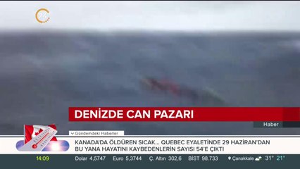 Tekne suya gömüldü