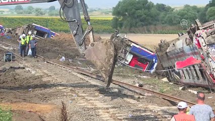 Tren Kazası - Onarım Çalışmaları