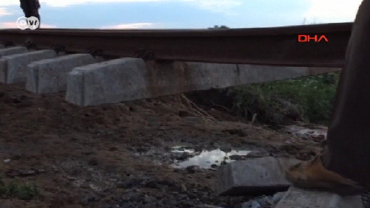 Tekirdağ'da tren devrildi