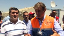 Ünlü Türk cerrah Dr. Mehmet Öz Suriyelilerle buluştu - GAZİANTEP