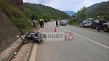 Motori përplaset me bordurat në aksin Librazhd-Prrenjas, humb jetën shqiptari nga Maqedonia