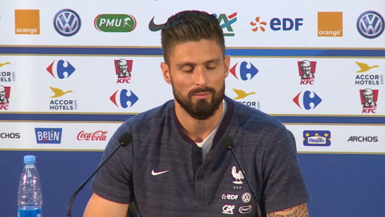 Bleus - Giroud : "Mbappé et Hazard sont très attachants"