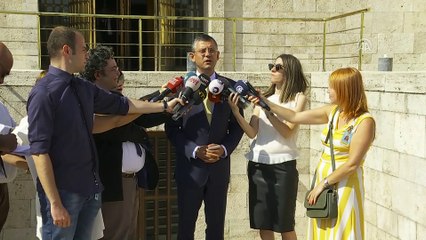 CHP Grup Başkanvekili Özel, gazetecilere açıklamalarda bulundu (1) - TBMM