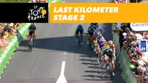 Last kilometer / Flamme rouge - Étape 2 / Stage 2 - Tour de France 2018