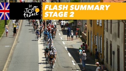 Flash Summary - Stage 2 - Tour de France 2018