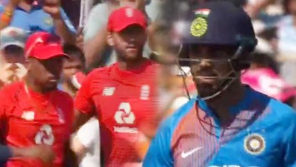 India Vs England 3rd T20: Kl Rahul out for 19, Jordan takes sensational catch | वनइंडिया हिंदी