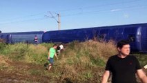 Yolcu treninin vagonu devrildi (3) - TEKİRDAĞ