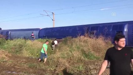 Yolcu Treninin Vagonu Devrildi (3)