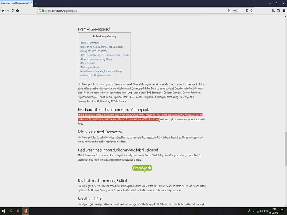 Greenspeak