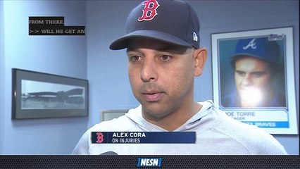 Alex Cora Gives Injury Updates On Christian Vazquez, Brian Johnson
