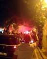 Croatia fans Celebration after win over russia