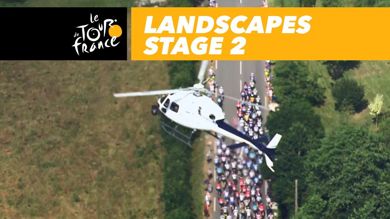 Paysages du jour / Landscapes of the day - Étape 2 / Stage 2 - Tour de France 2018