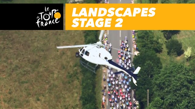 Paysages du jour / Landscapes of the day - Étape 2 / Stage 2 - Tour de France 2018