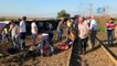 عشرات القتلى والجرحى بعد خروج قطار عن مساره في تركيا